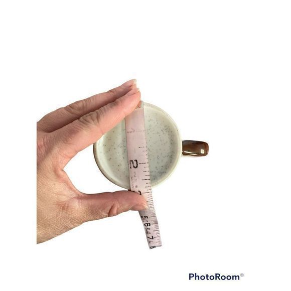 Vtg Golf Stoneware‎ themed coffee mug hole in one Golf Brown speckled - Picture 6 of 7